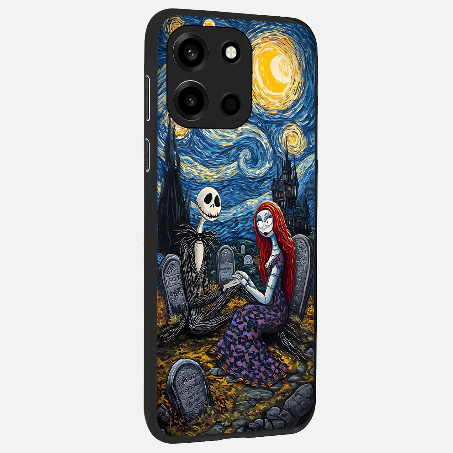  Eternal Night Love back cover For Oneplus Nord 6 slim fit glass case with vibrant aesthetic design