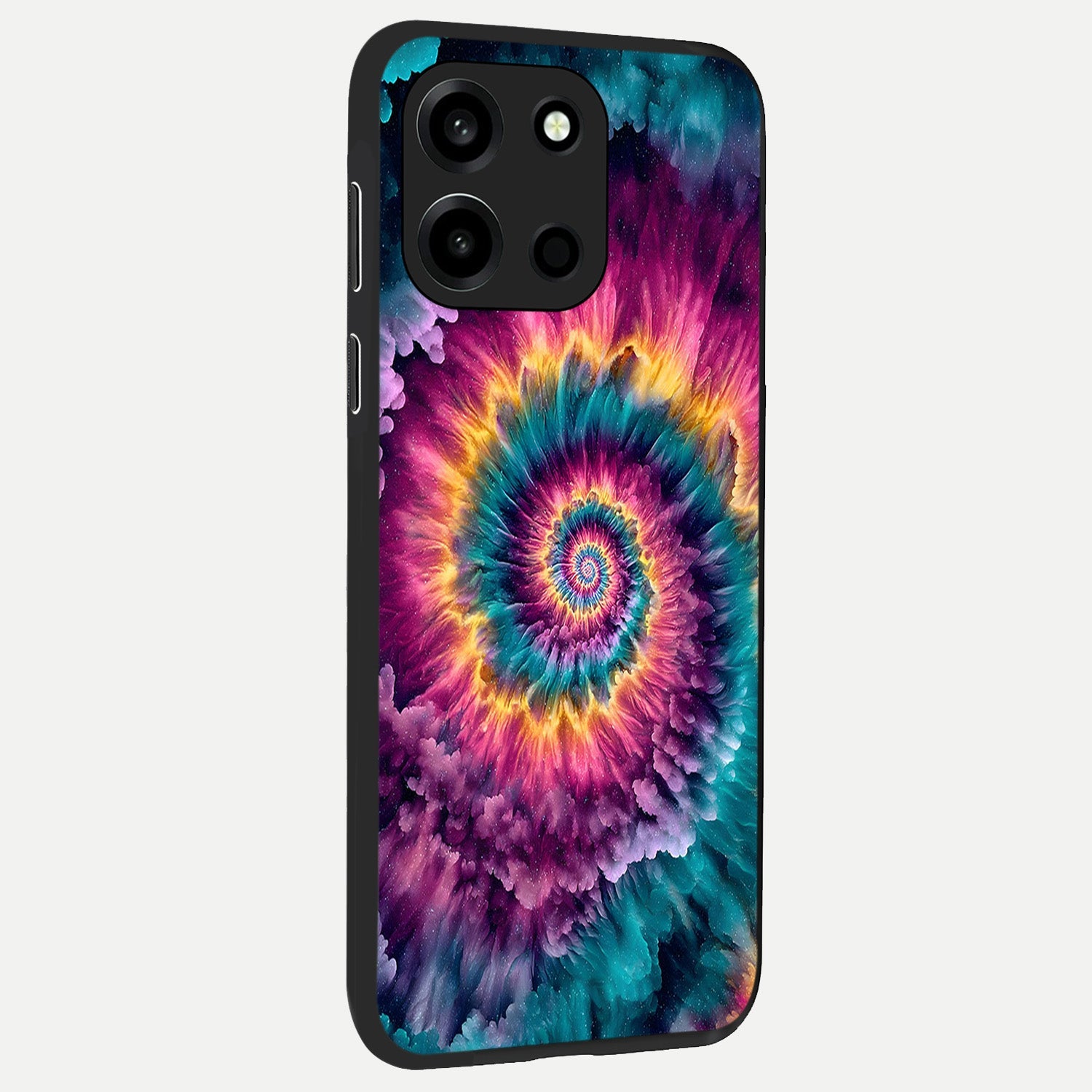  Galactic Spiral Burst back cover For Oneplus Nord 6 slim fit glass case with vibrant aesthetic design