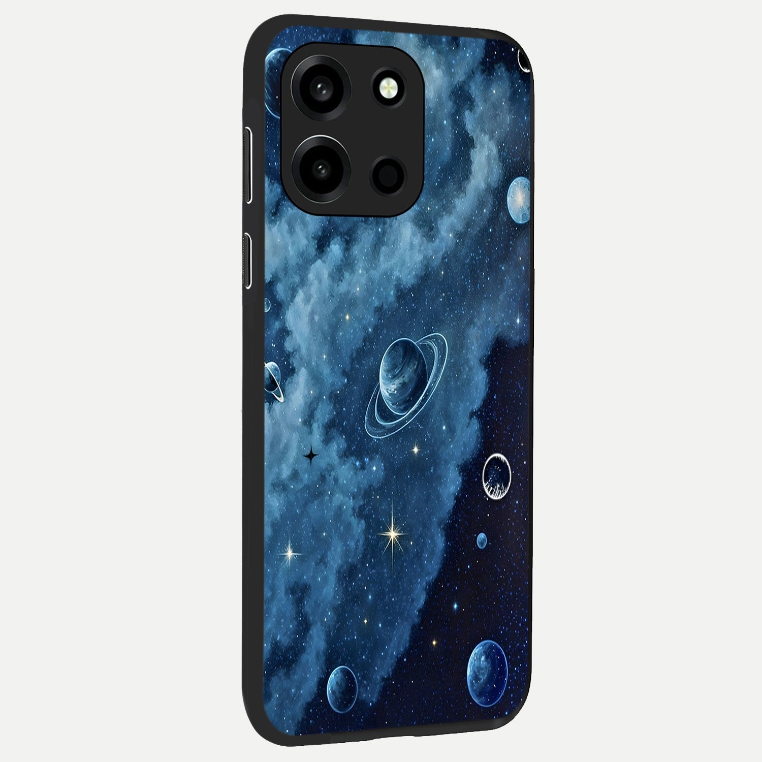  Galaxy Dream Space back cover For Oneplus Nord 6 slim fit glass case with vibrant aesthetic design