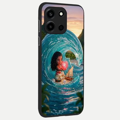  Heart of Ocean back cover For Oneplus Nord 6 slim fit glass case with vibrant aesthetic design