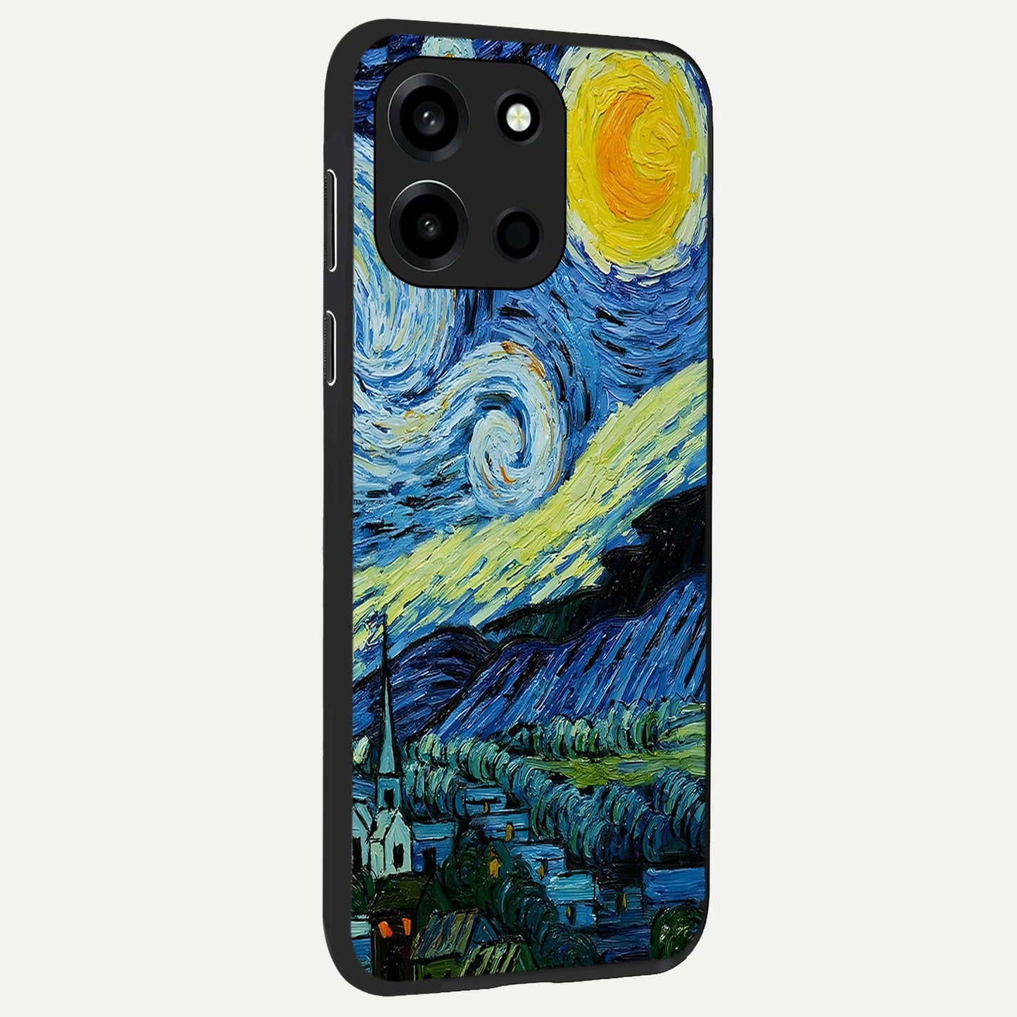  Inspired Van Gogh Art back cover For Oneplus Nord 6 slim fit glass case with vibrant aesthetic design