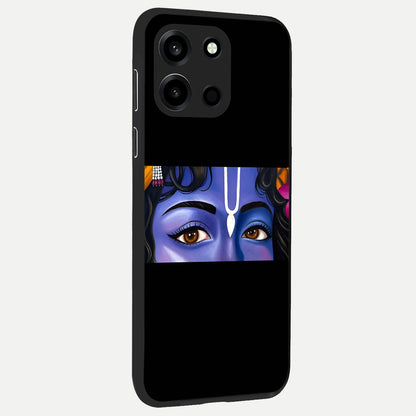  Krishna Eye back cover For Oneplus Nord 6 slim fit glass case with vibrant aesthetic design