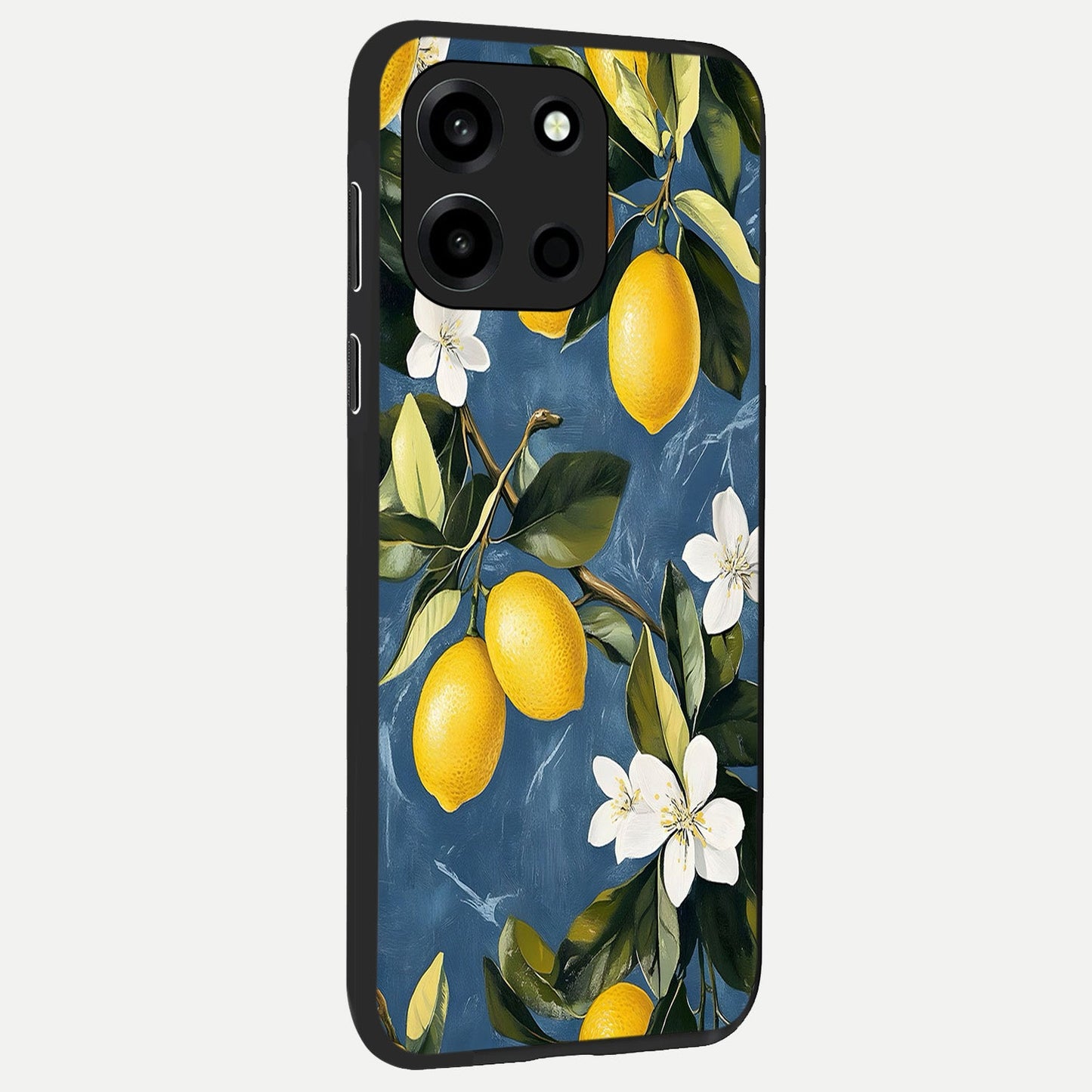  Lemon Dream Garden back cover For Oneplus Nord 6 slim fit glass case with vibrant aesthetic design