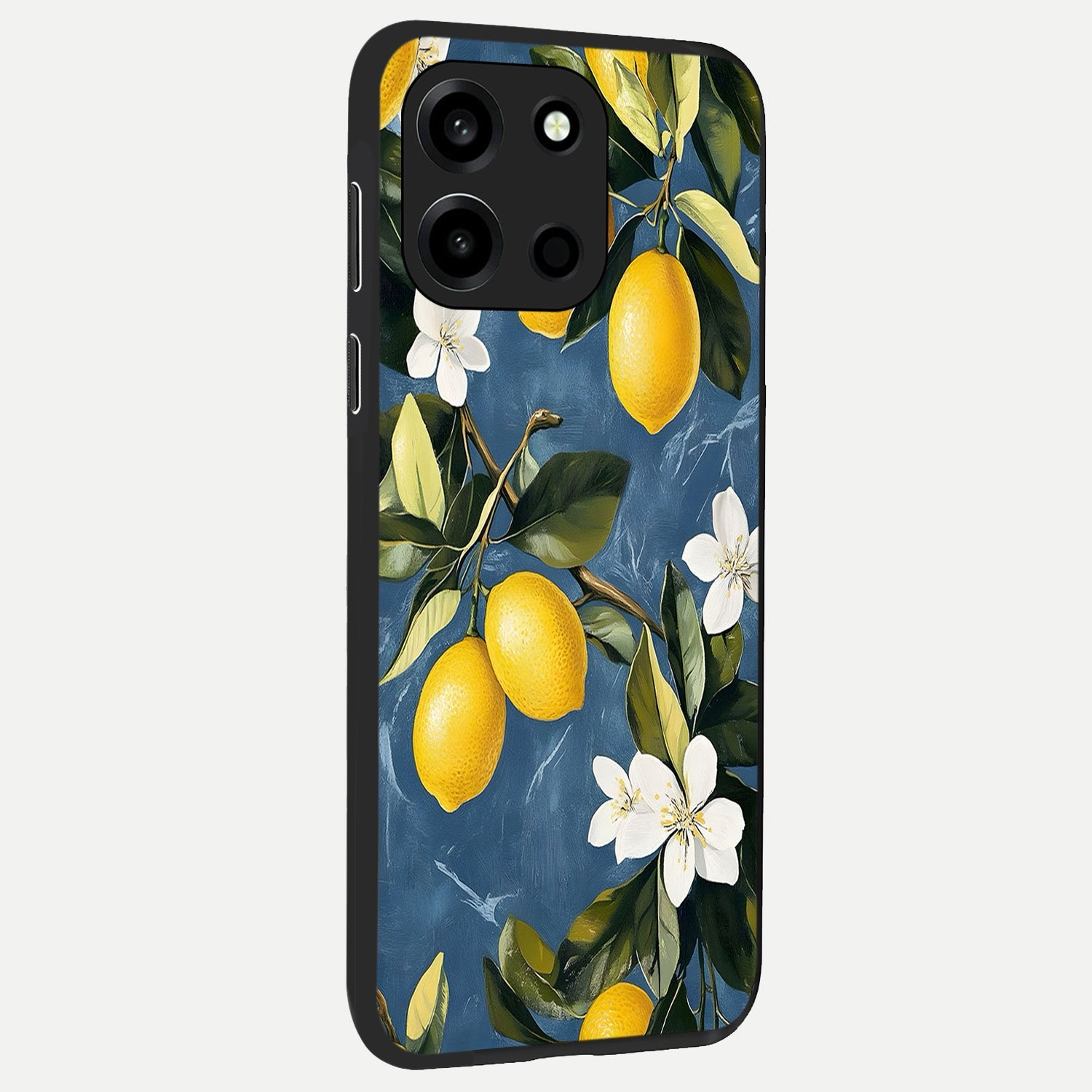  Lemon Dream Garden back cover For Oneplus Nord 6 slim fit glass case with vibrant aesthetic design