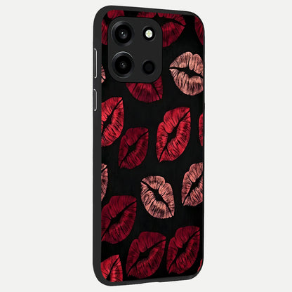  Midnight Kiss Love back cover For Oneplus Nord 6 slim fit glass case with vibrant aesthetic design