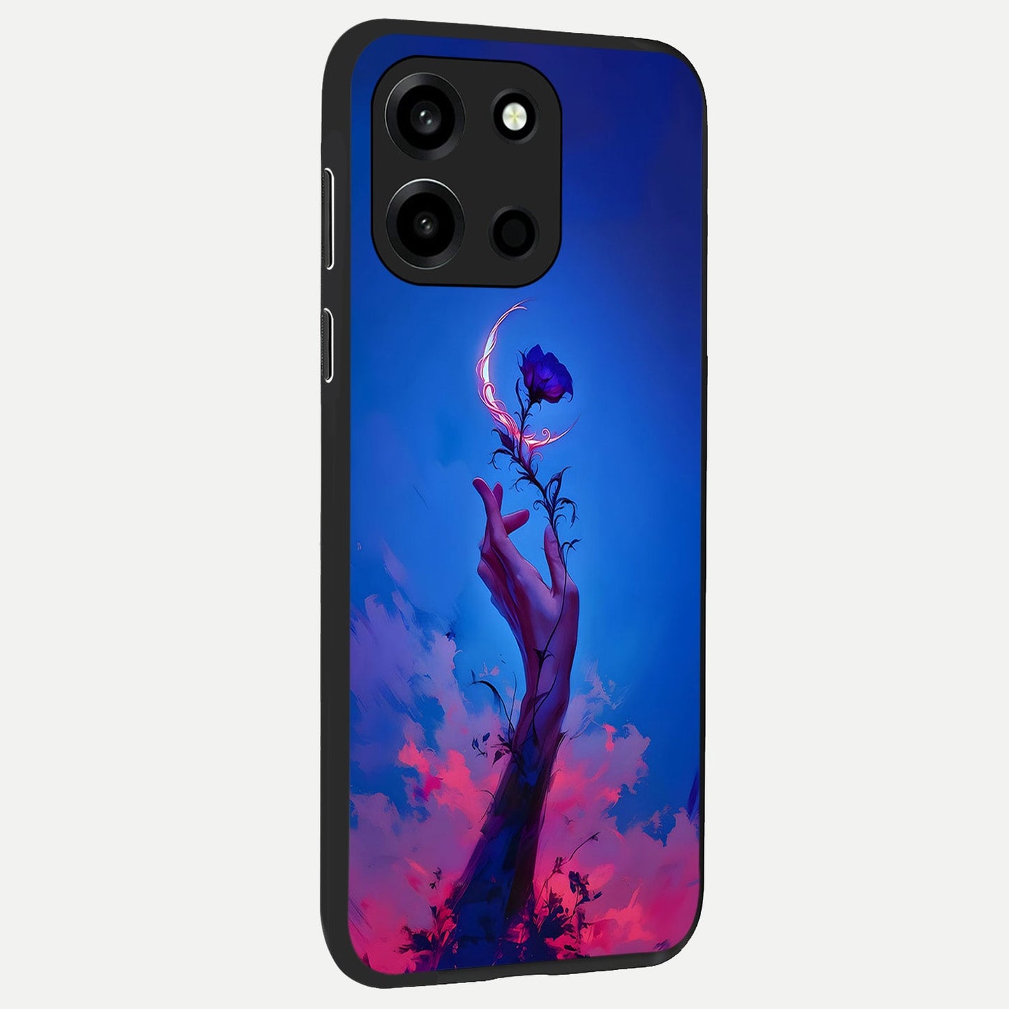  Mystic Hand back cover For Oneplus Nord 6 slim fit glass case with vibrant aesthetic design