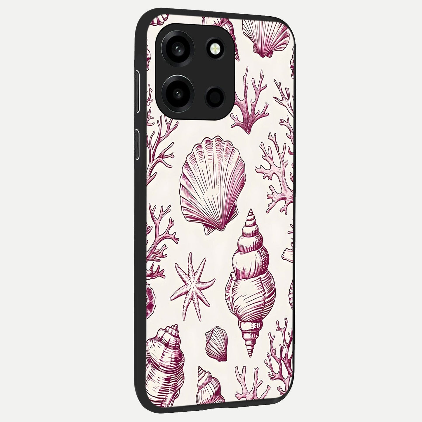  Pink Power Sparks back cover For Oneplus Nord 6 slim fit glass case with vibrant aesthetic design