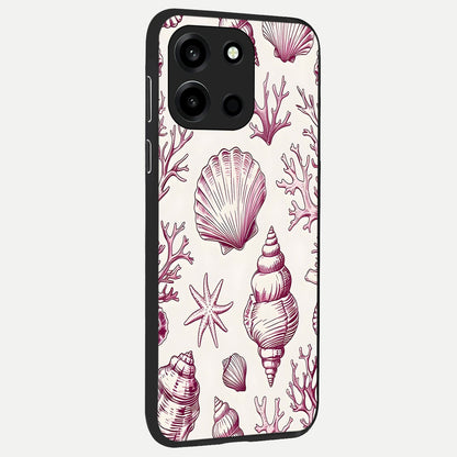  Pink Power Sparks back cover For Oneplus Nord 6 slim fit glass case with vibrant aesthetic design