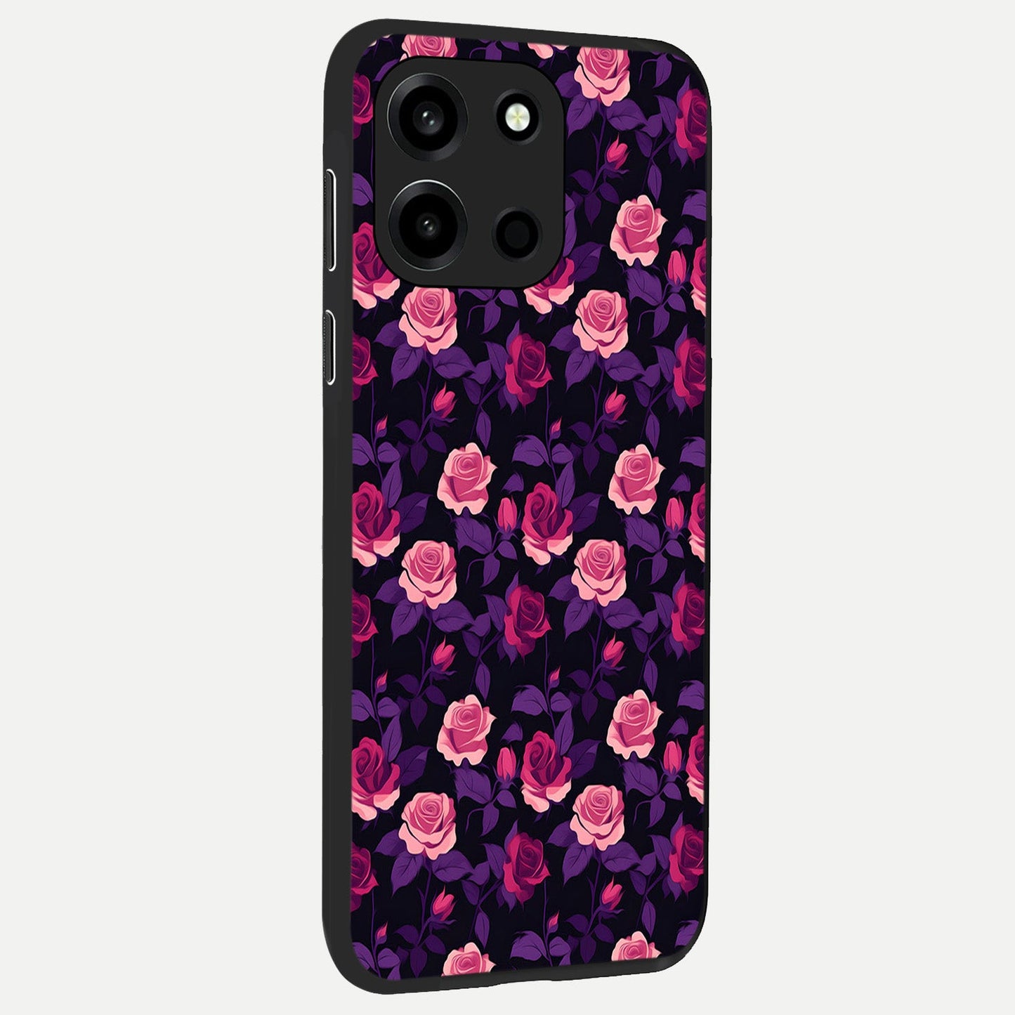  Rose Garden Twilight back cover For Oneplus Nord 6 slim fit glass case with vibrant aesthetic design