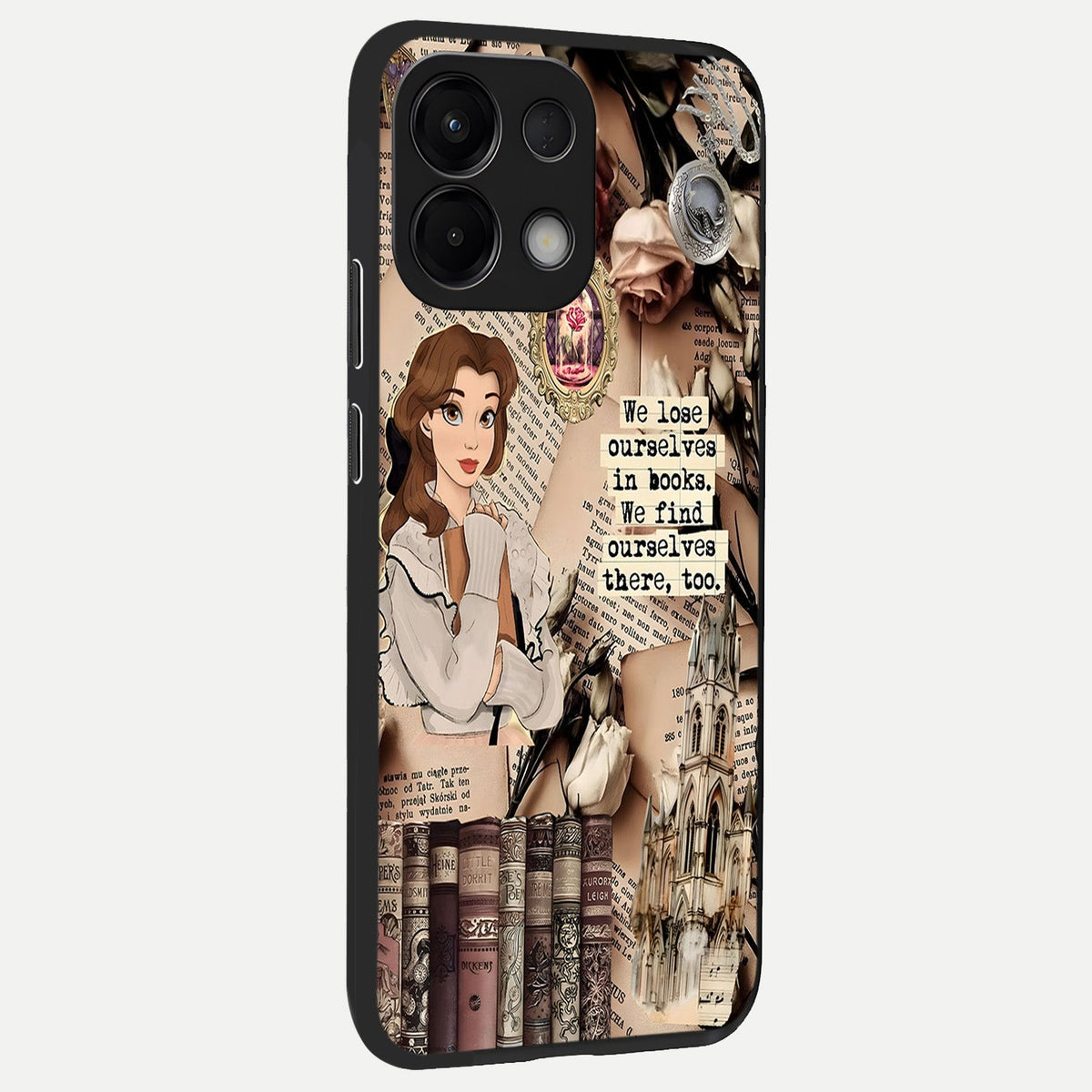  Bookish Dream World back cover For Oppo K13 5G slim fit glass case with vibrant aesthetic design