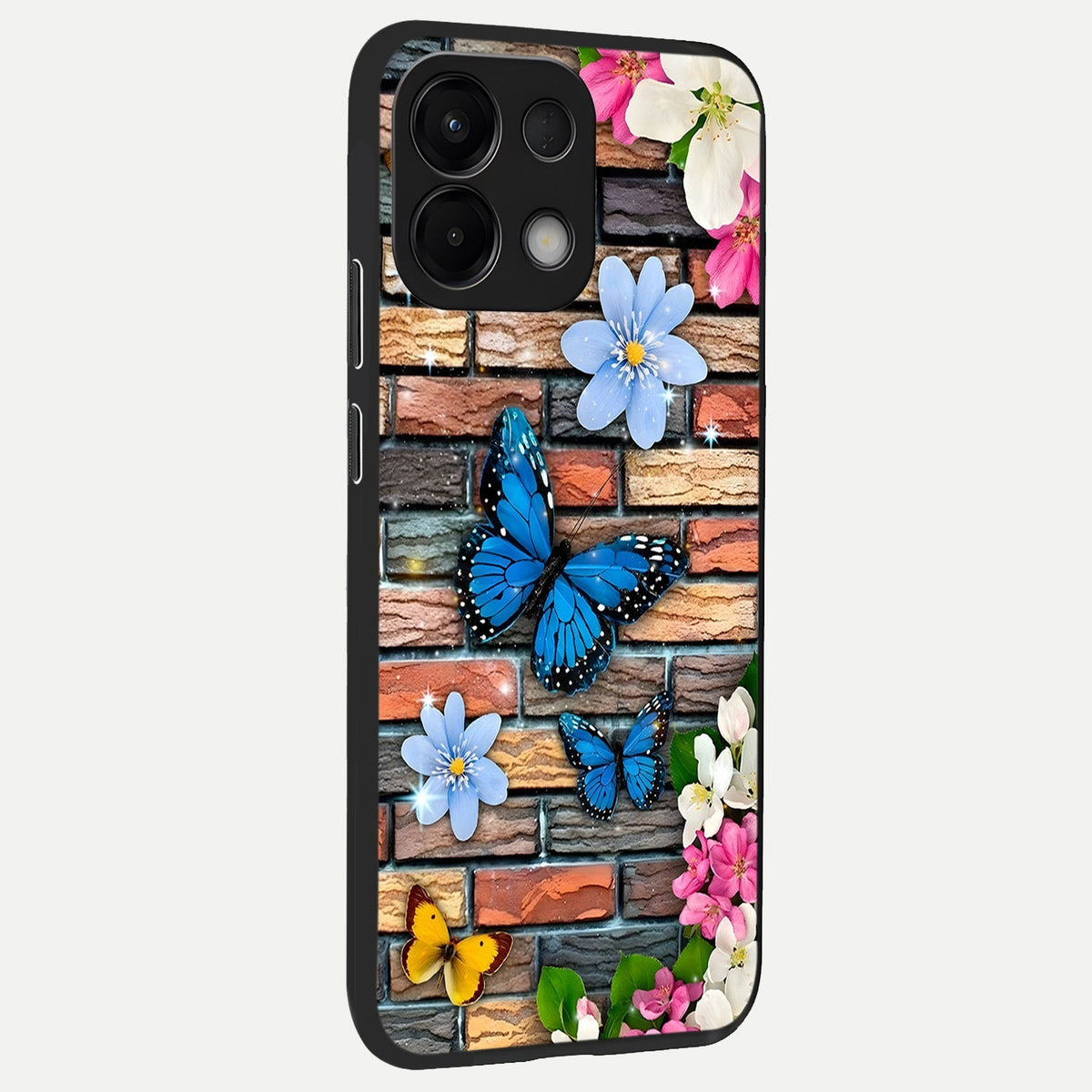  Brick Bloom Flight back cover For Oppo K13 5G slim fit glass case with vibrant aesthetic design