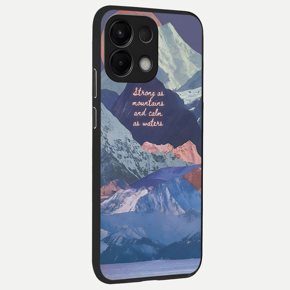  Celestial Mountain Calm back cover For Oppo K13 5G slim fit glass case with vibrant aesthetic design
