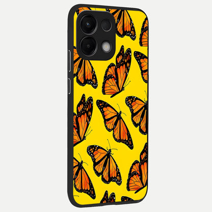  Golden Wing Flight back cover For Oppo K13 5G slim fit glass case with vibrant aesthetic design