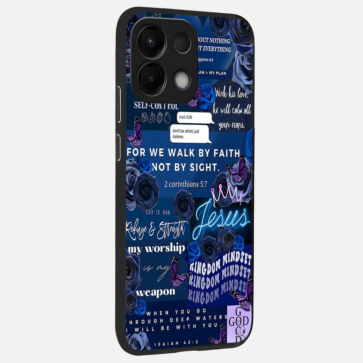  Kingdom Faith Glow back cover For Oppo K13 5G slim fit glass case with vibrant aesthetic design