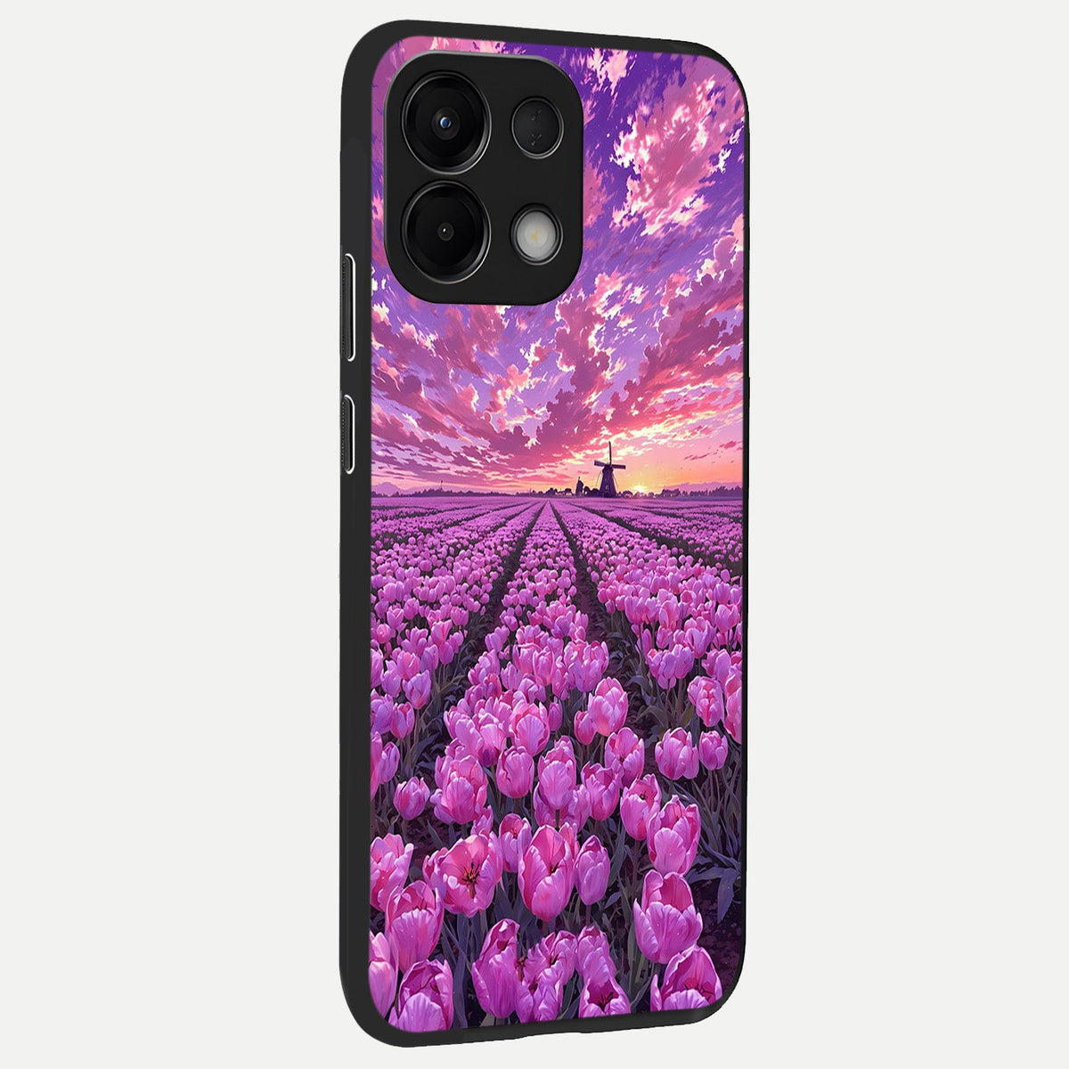  Lavender Dream Skies back cover For Oppo K13 5G slim fit glass case with vibrant aesthetic design