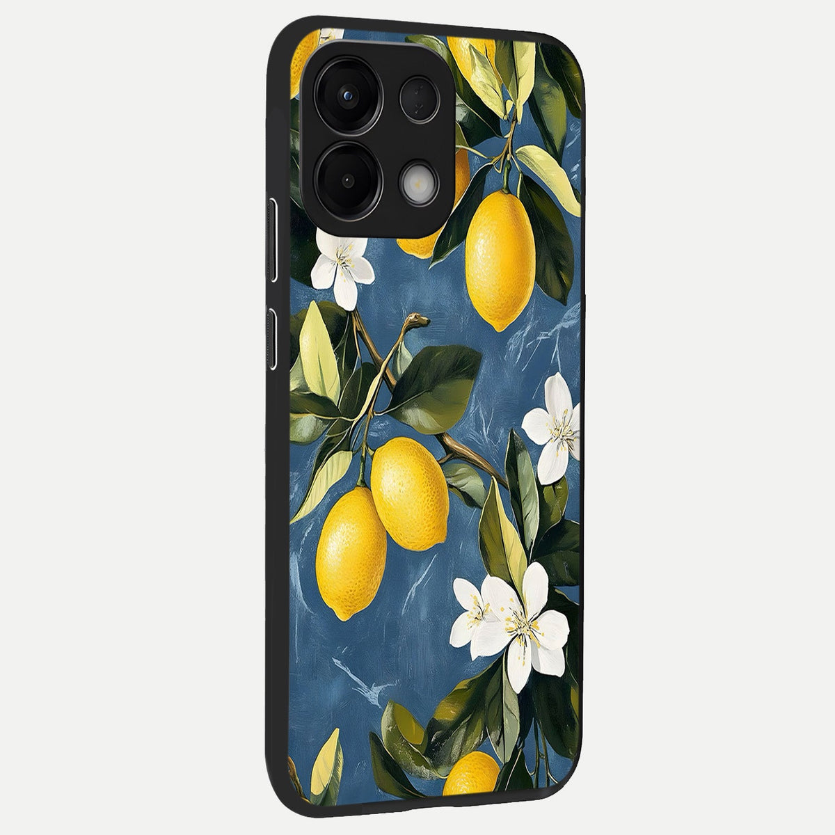  Lemon Dream Garden back cover For Oppo K13 5G slim fit glass case with vibrant aesthetic design