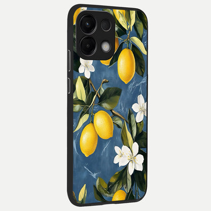  Lemon Dream Garden back cover For Oppo K13 5G slim fit glass case with vibrant aesthetic design
