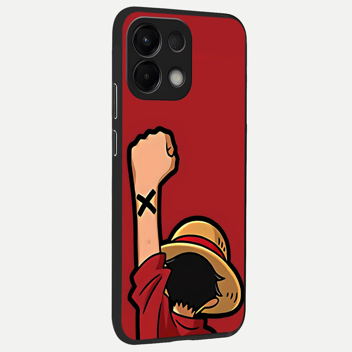  Luffy X Spirit back cover For Oppo K13 5G slim fit glass case with vibrant aesthetic design