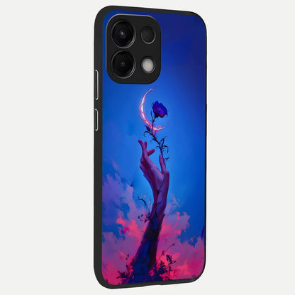  Mystic Hand back cover For Oppo K13 5G slim fit glass case with vibrant aesthetic design