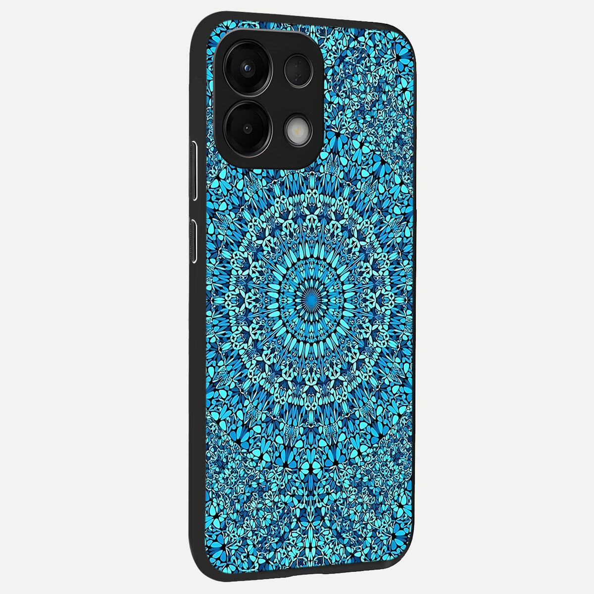  Ocean Bloom Mandala back cover For Oppo K13 5G slim fit glass case with vibrant aesthetic design