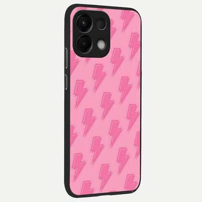  Pink Moo Magic back cover For Oppo K13 5G slim fit glass case with vibrant aesthetic design