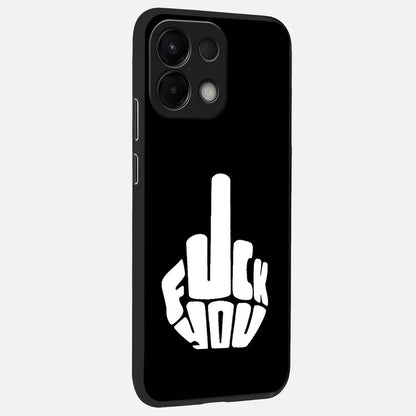  Rebel Mode On back cover For Oppo K13 5G slim fit glass case with vibrant aesthetic design