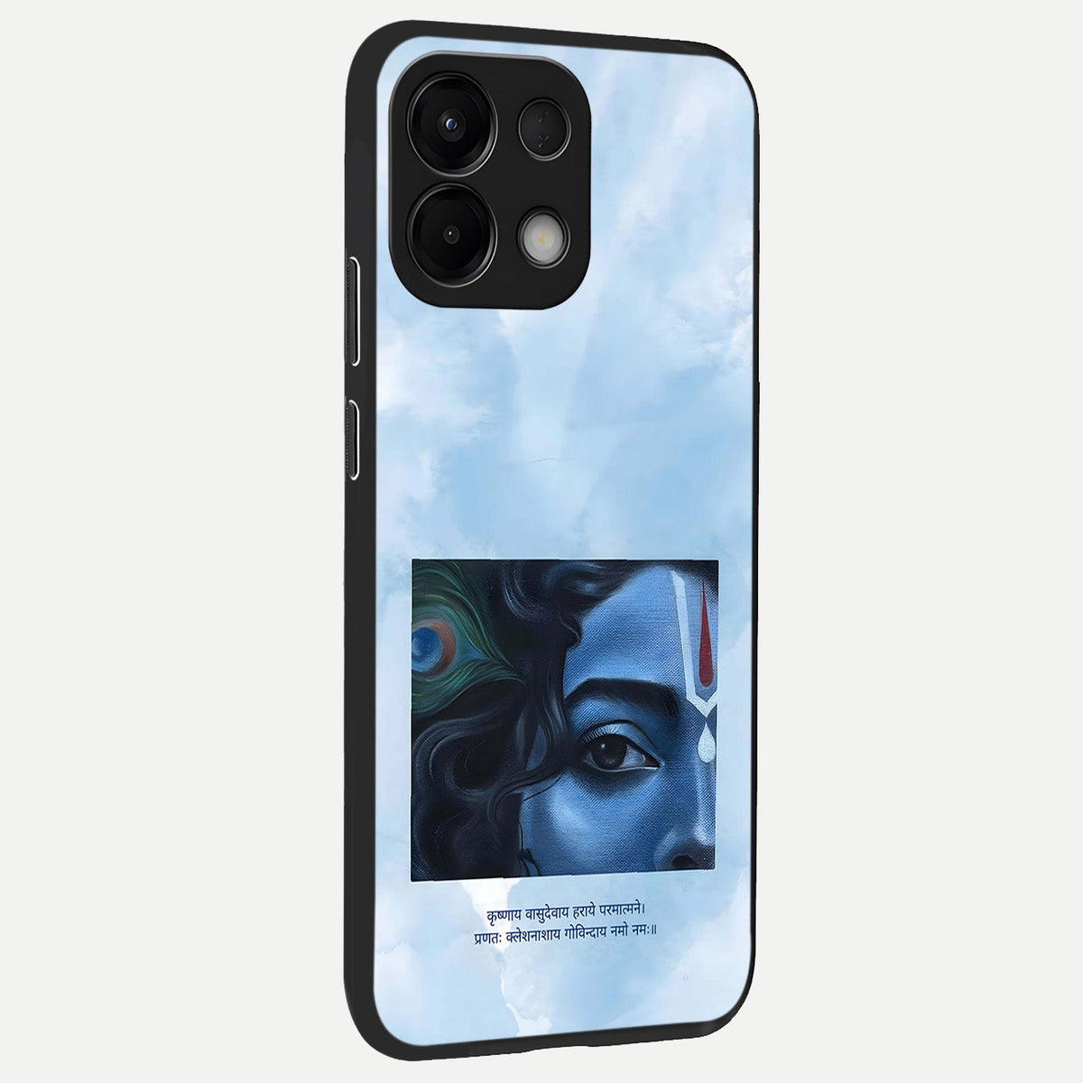  Spiritual Krishna back cover For Oppo K13 5G slim fit glass case with vibrant aesthetic design
