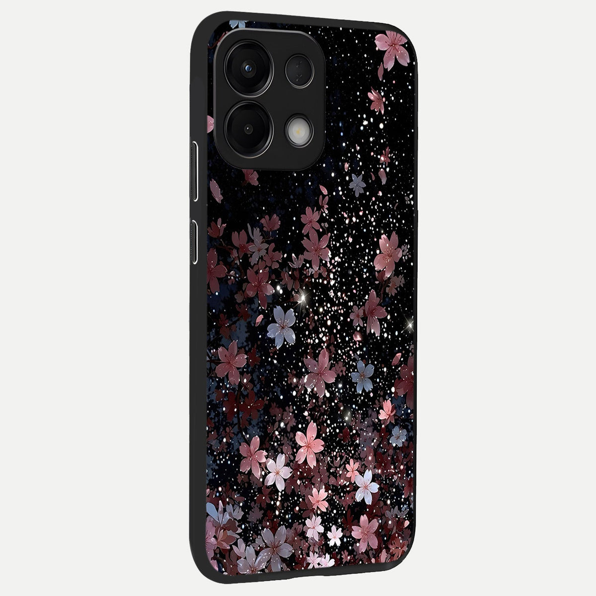  Starlit Flower Dreams back cover For Oppo K13 5G slim fit glass case with vibrant aesthetic design