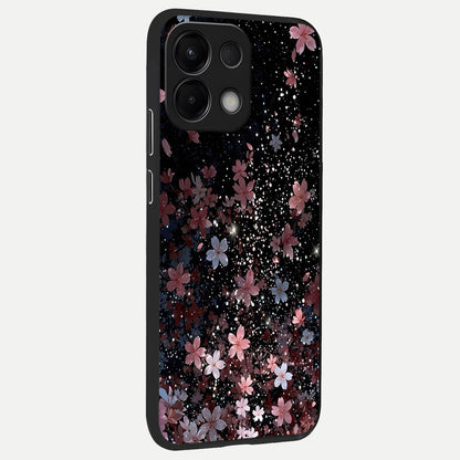  Starlit Flower Dreams back cover For Oppo K13 5G slim fit glass case with vibrant aesthetic design
