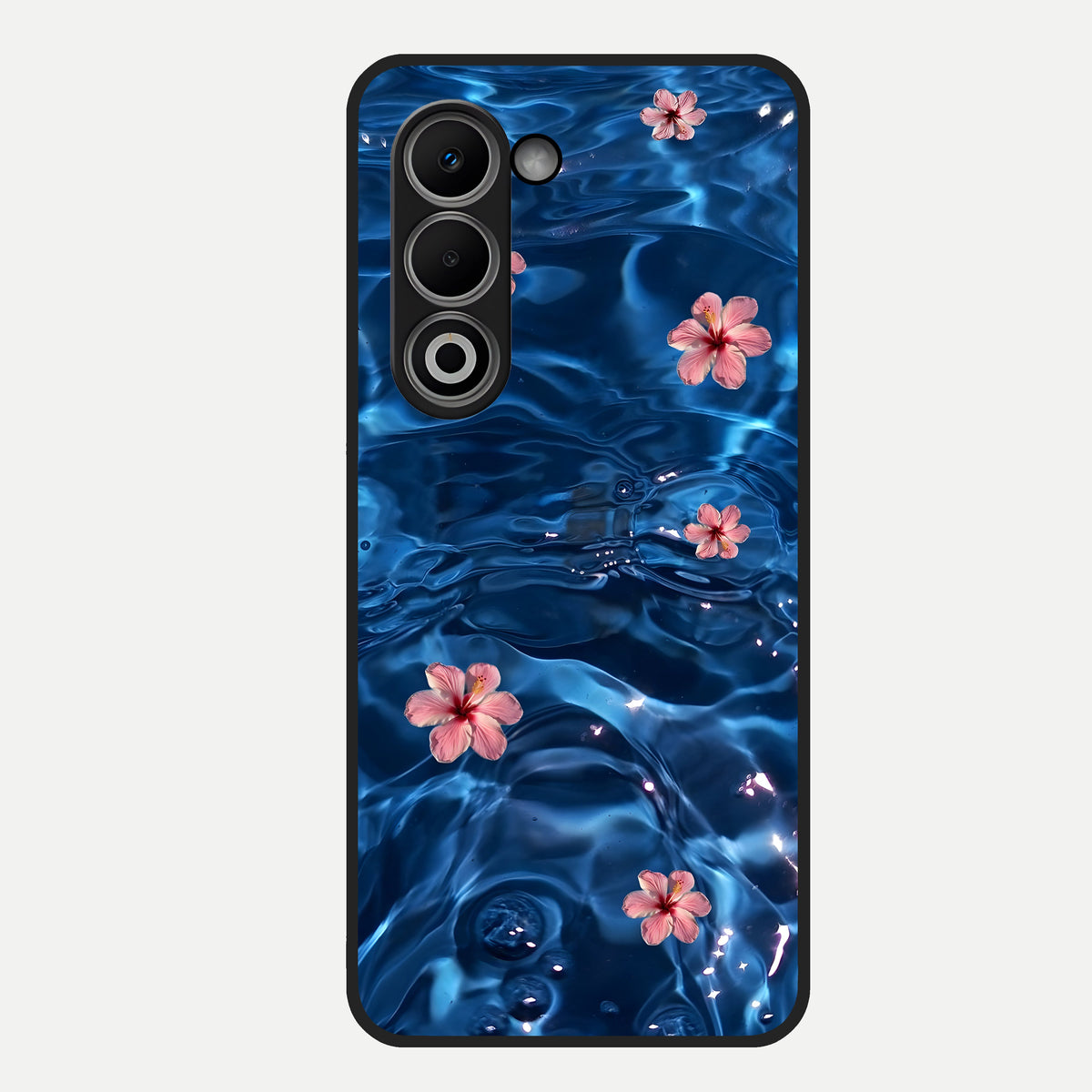  Bloom Thread Art Glass Case For Oppo A5 5G back cover – full design glossy printed glass finish