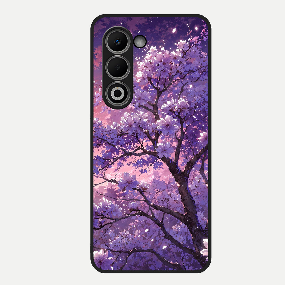  Blossom Tree Glass Case For Oppo A5 5G back cover – full design glossy printed glass finish