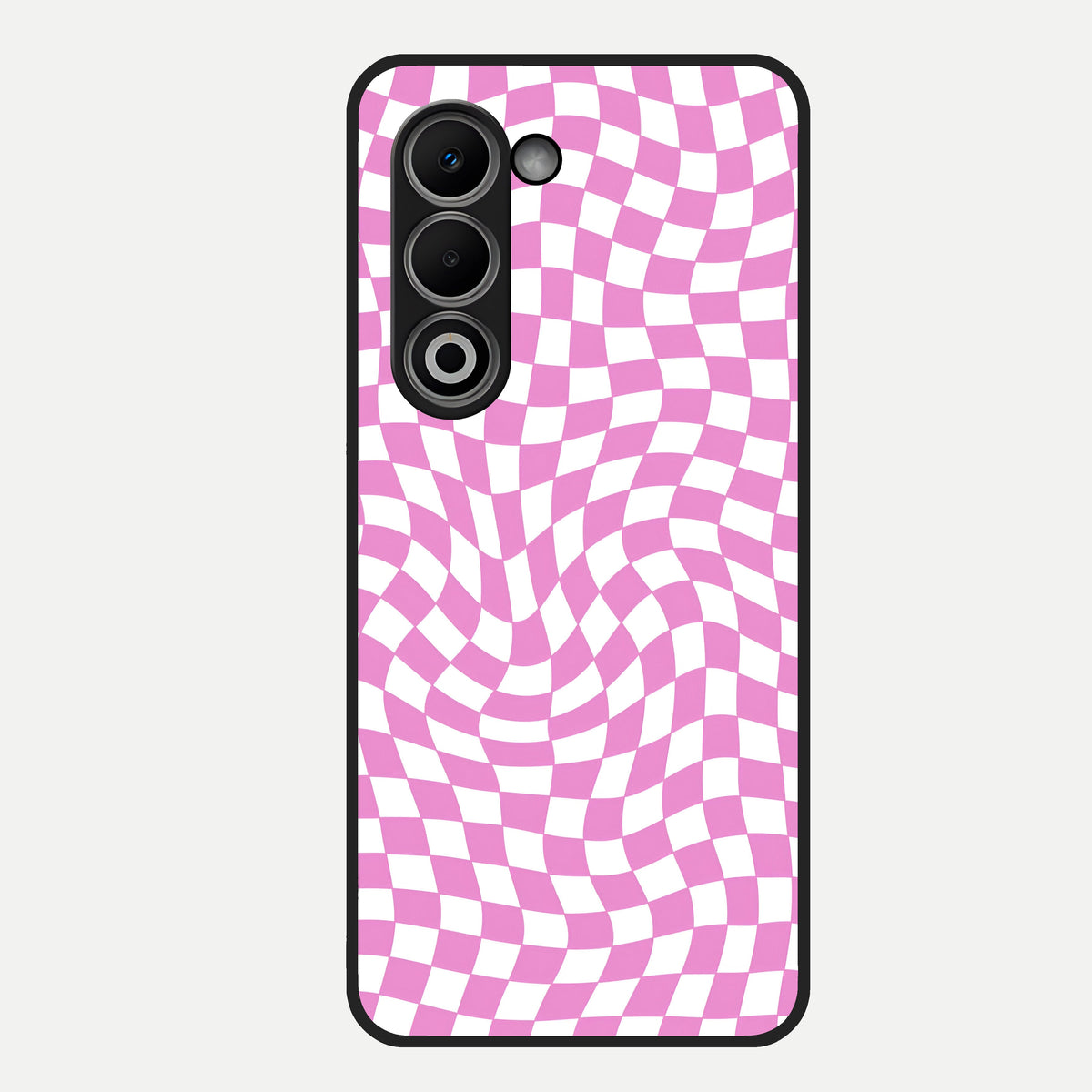  Bubblegum Check Wave Glass Case For Oppo A5 5G back cover – full design glossy printed glass finish