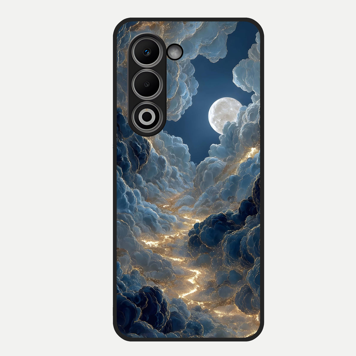  Celestial Cloud Road Glass Case For Oppo A5 5G back cover – full design glossy printed glass finish