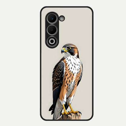  Clever Eagle Glass Case For Oppo A5 5G back cover – full design glossy printed glass finish