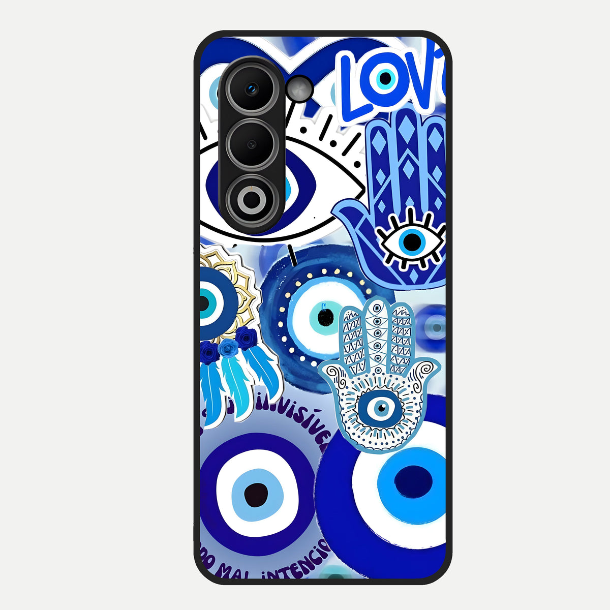  Evil Eyes Dream Glass Case For Oppo A5 5G back cover – full design glossy printed glass finish