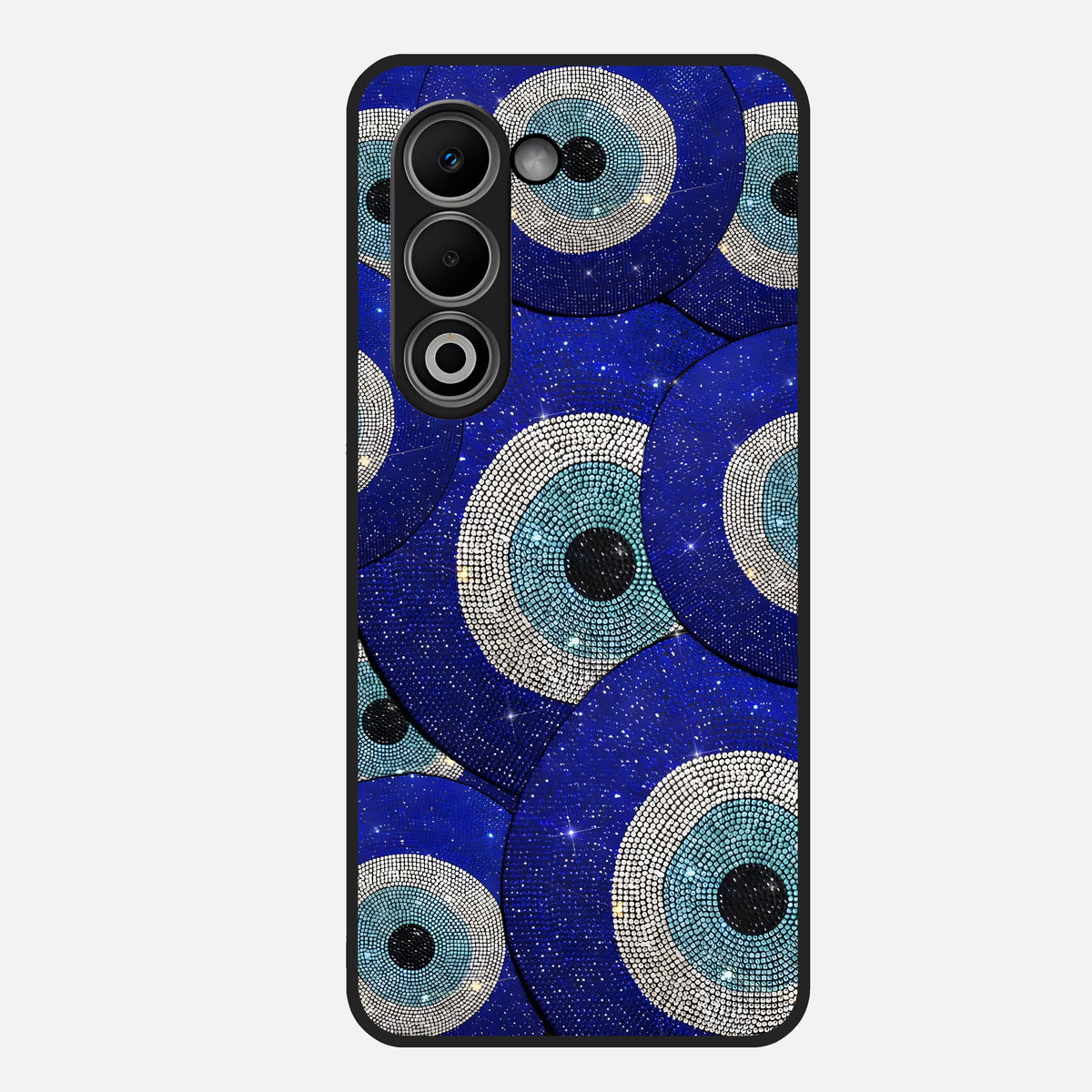  Galaxy Eye Flow Glass Case For Oppo A5 5G back cover – full design glossy printed glass finish