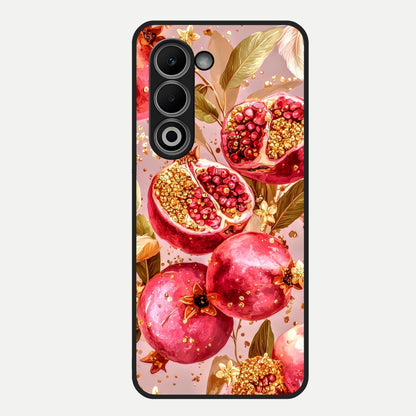  Golden Bloom Glow Glass Case For Oppo A5 5G back cover – full design glossy printed glass finish