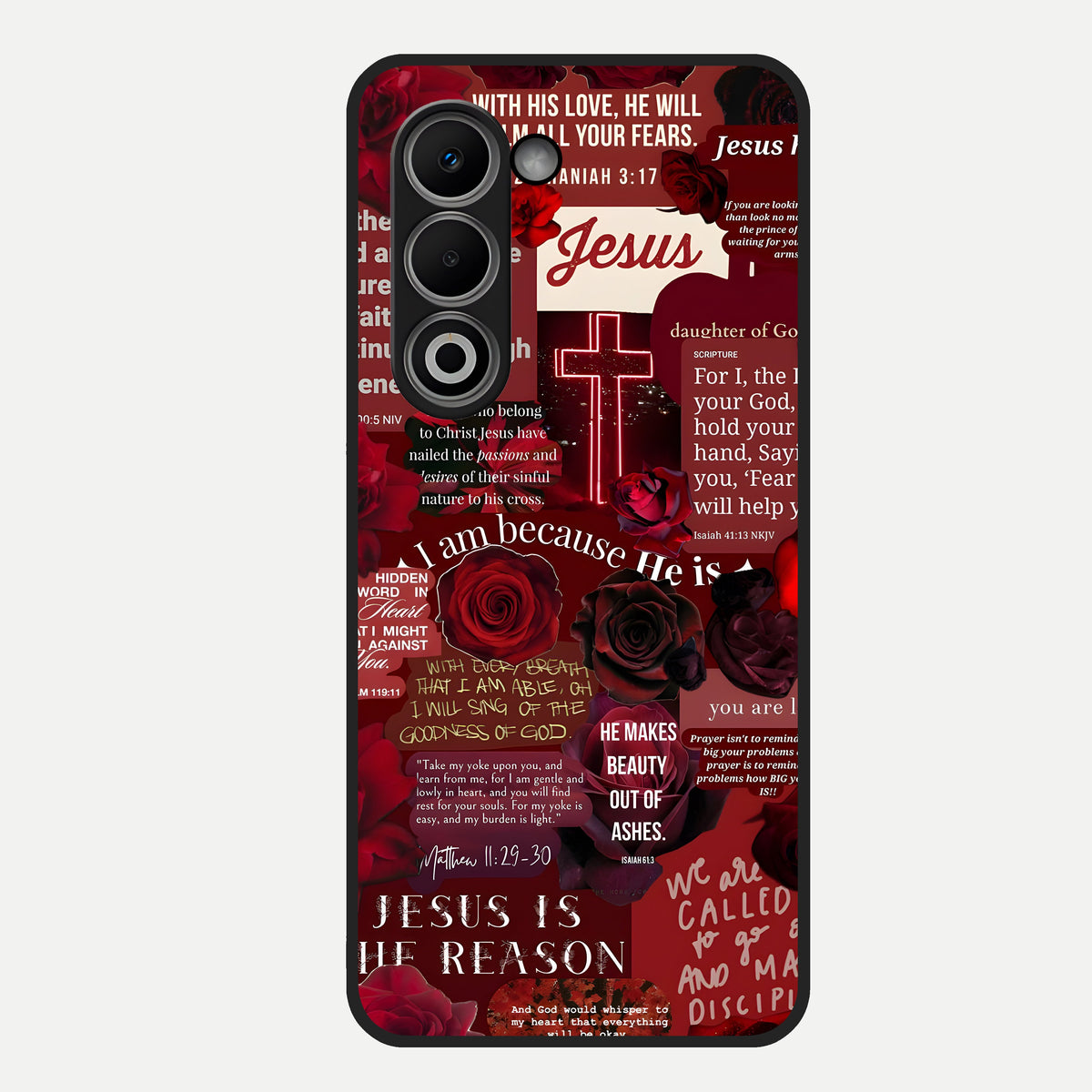  Jesus Love Heals Glass Case For Oppo A5 5G back cover – full design glossy printed glass finish