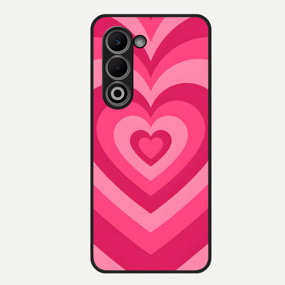  Layered Love Hearts Glass Case For Oppo A5 5G back cover – full design glossy printed glass finish