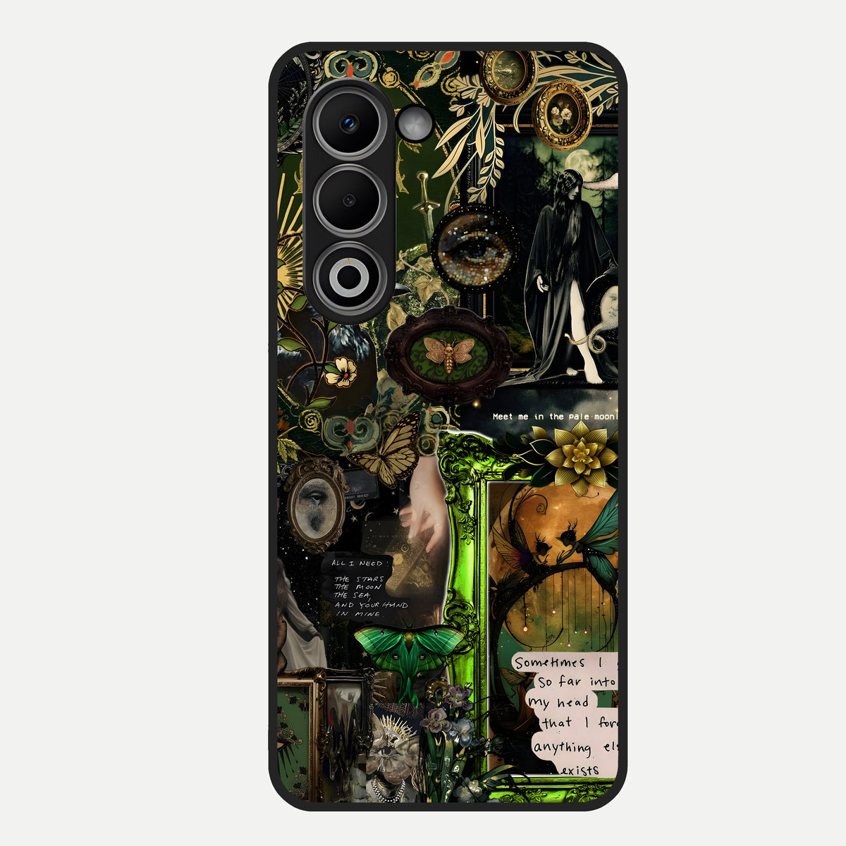  Mystic Woods Secret Glass Case For Oppo A5 5G back cover – full design glossy printed glass finish