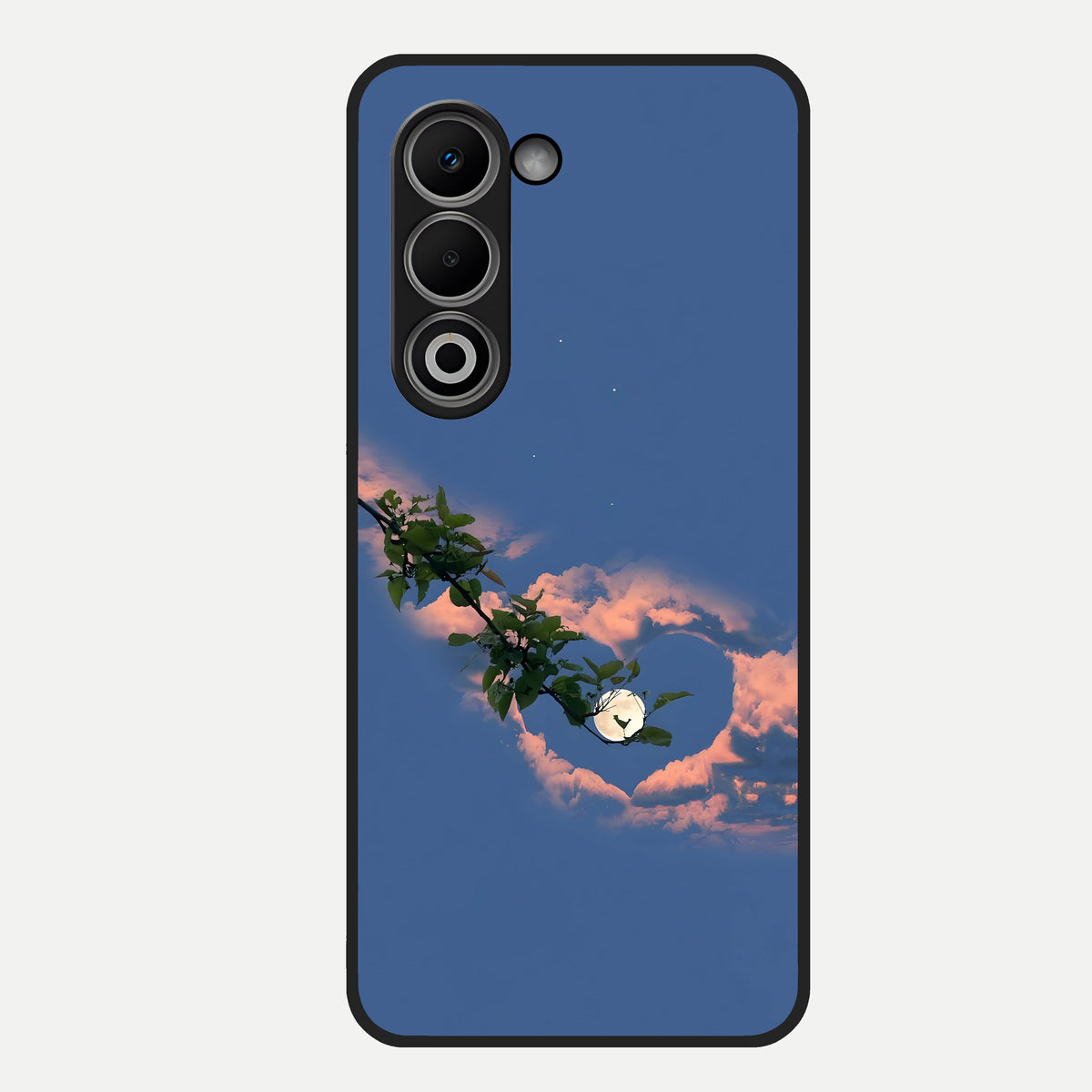  Sky Under Tree Glass Case For Oppo A5 5G back cover – full design glossy printed glass finish