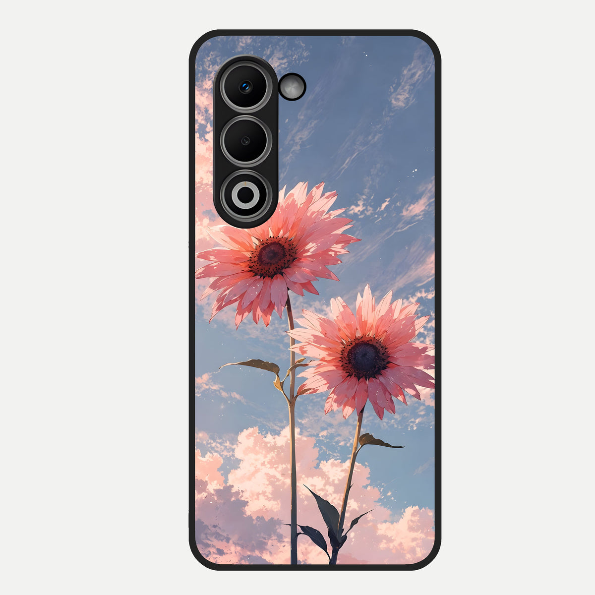  Sun Moon Balance Glass Case For Oppo A5 5G back cover – full design glossy printed glass finish