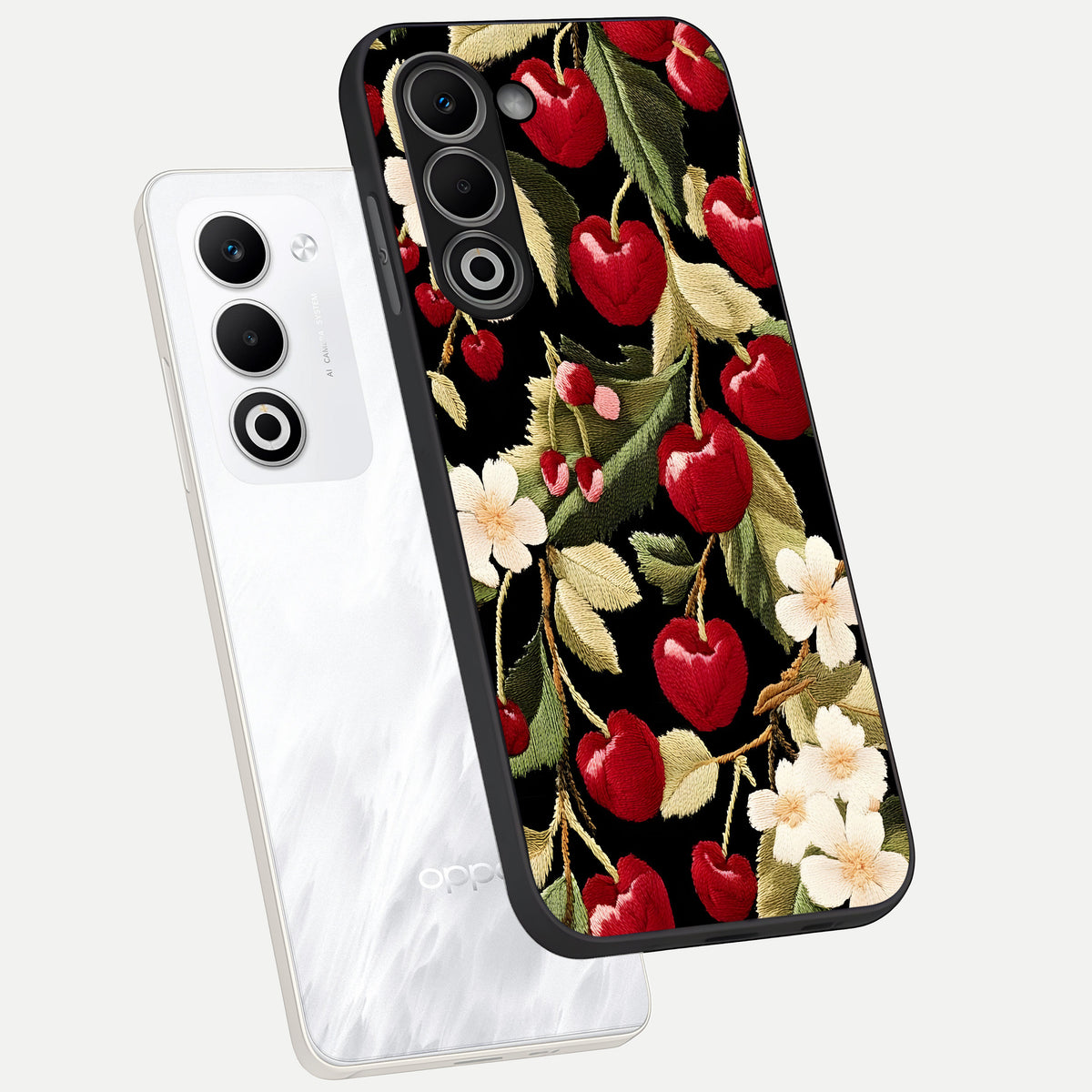  Blooming Spendor Bird phone case For Oppo A5 5G showing premium glass back cover with detailed artwork