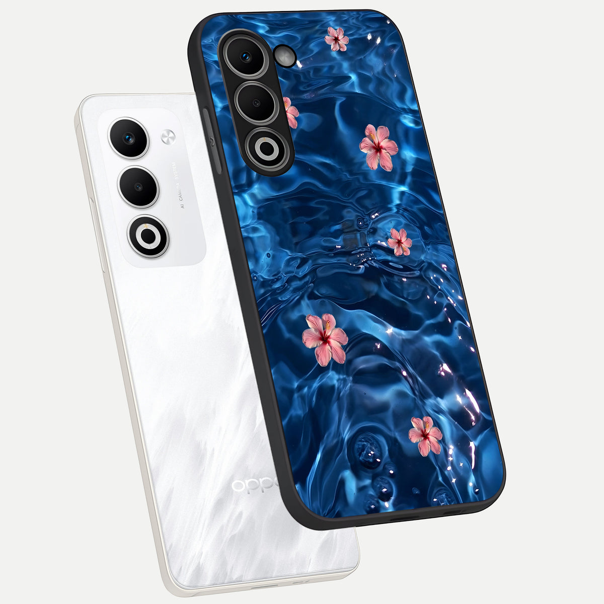  Bloom Thread Art phone case For Oppo A5 5G showing premium glass back cover with detailed artwork