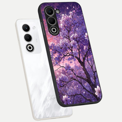  Blossom Tree phone case For Oppo A5 5G showing premium glass back cover with detailed artwork