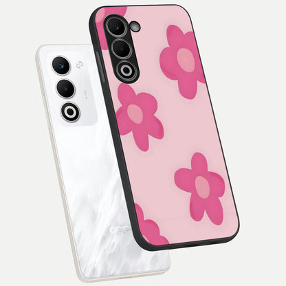  Candy Bloom Dreams phone case For Oppo A5 5G showing premium glass back cover with detailed artwork