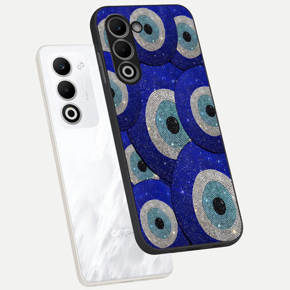  Galaxy Eye Flow phone case For Oppo A5 5G showing premium glass back cover with detailed artwork