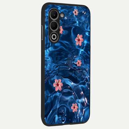  Bloom Thread Art back cover For Oppo A5 5G slim fit glass case with vibrant aesthetic design
