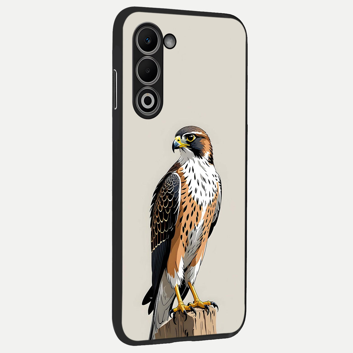  Clever Eagle back cover For Oppo A5 5G slim fit glass case with vibrant aesthetic design