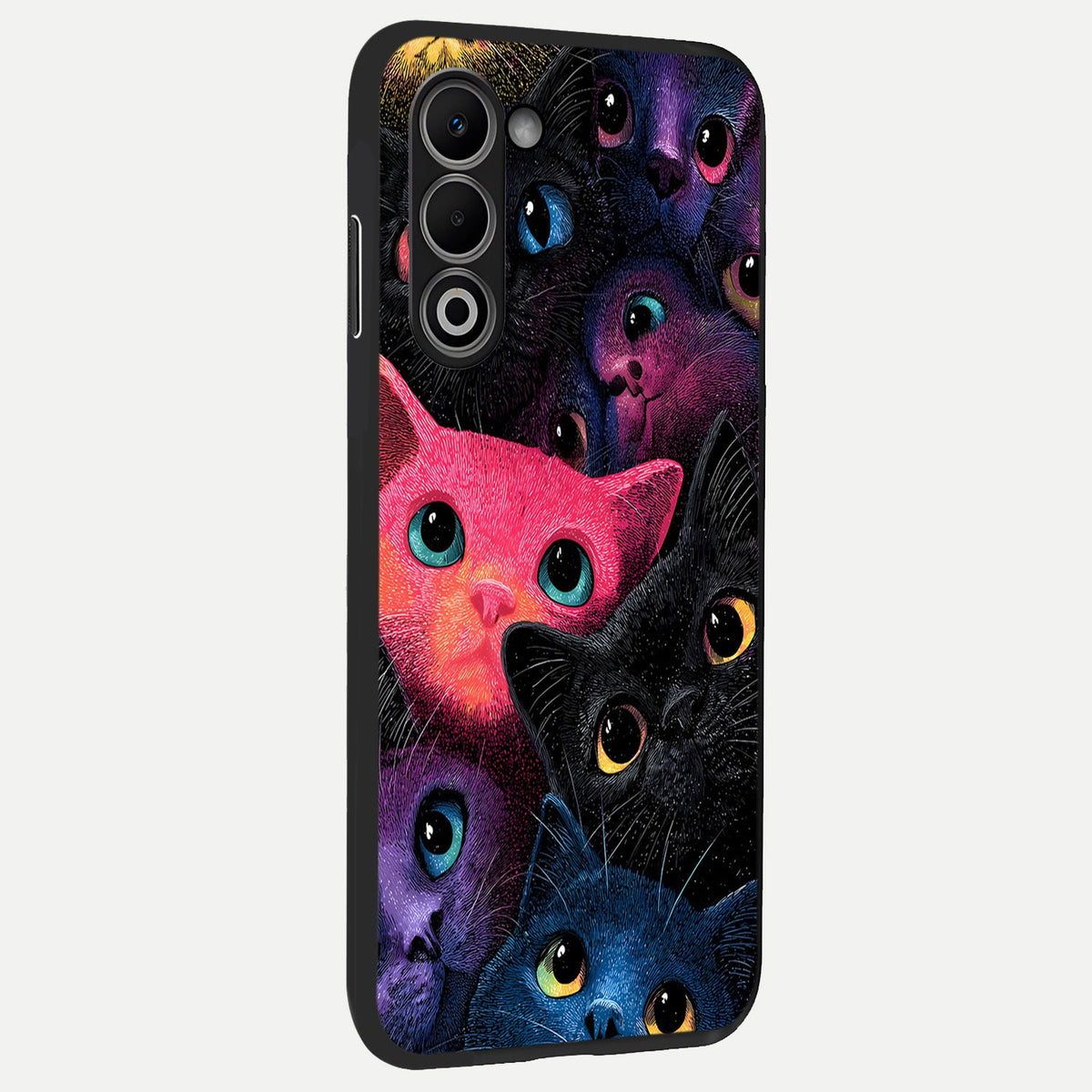  Cosmic Cats Dreams back cover For Oppo A5 5G slim fit glass case with vibrant aesthetic design